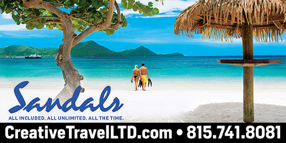 SANDALS BILLBOARD AD FOR MARCH 27 2017